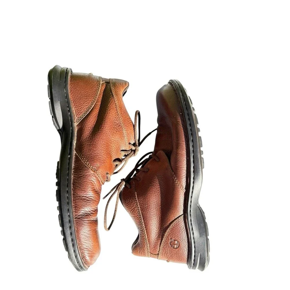 Timberland Men’s Brown Leather Oxford Shoes Size 10 Casual #68571